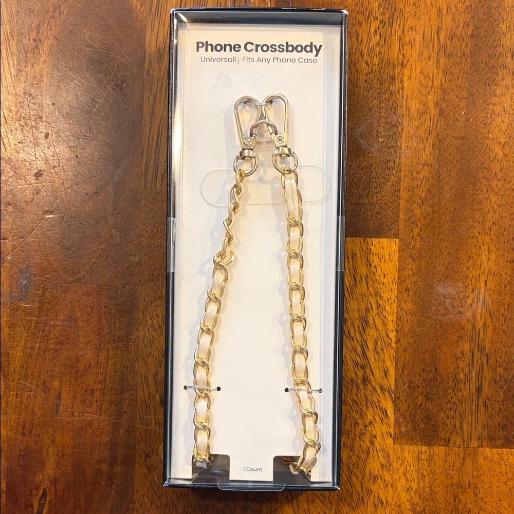 Gold Chain Phone Crossbody